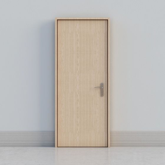 Minimalist Low-Poly Door 3D model