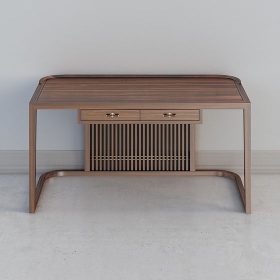 Art Deco Desk 3D model