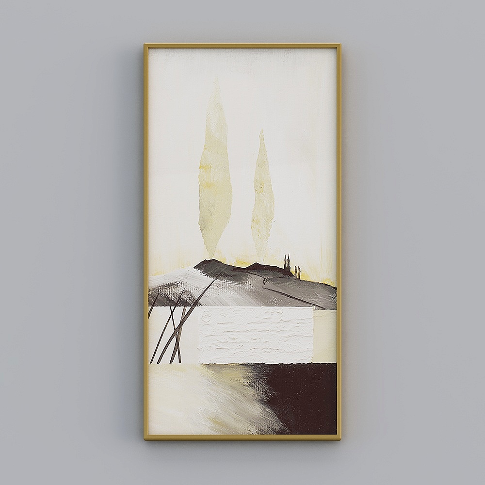 Gemmage - Simple Modern - AA-8026 - Landscape Decoration Painting