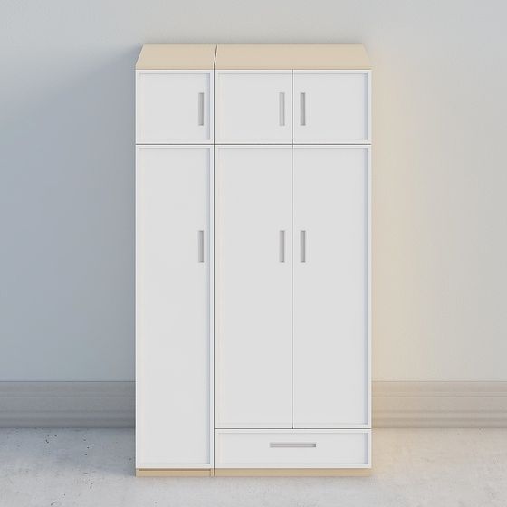 Modern Minimalist Wardrobe 3D model