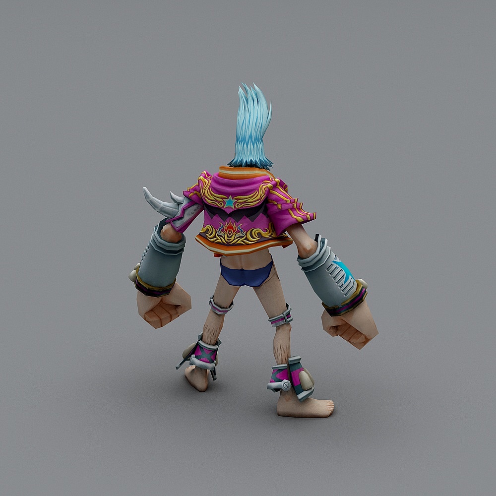 Wind Dancer 3D model - Vibrant Adventure Character