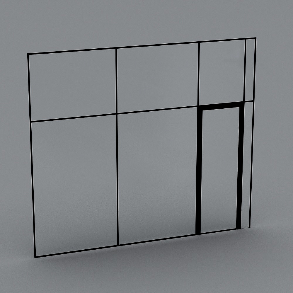 Glass partition 1