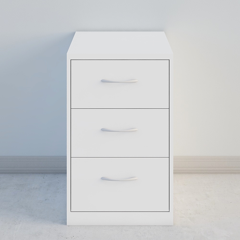 천장부터 바닥까지 내려 오는 3 버킷 캐비닛