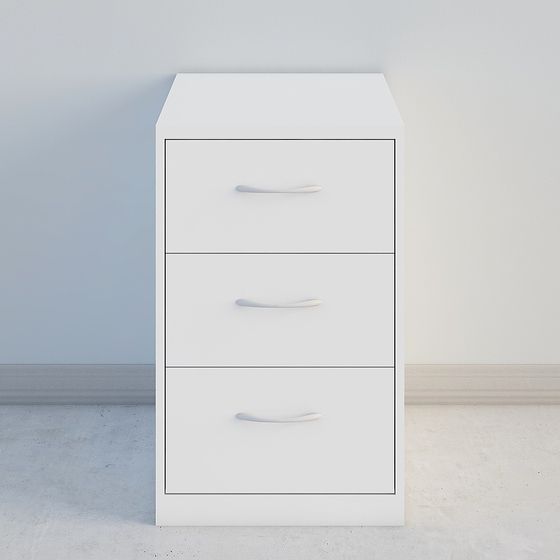 천장부터 바닥까지 내려 오는 3 버킷 캐비닛