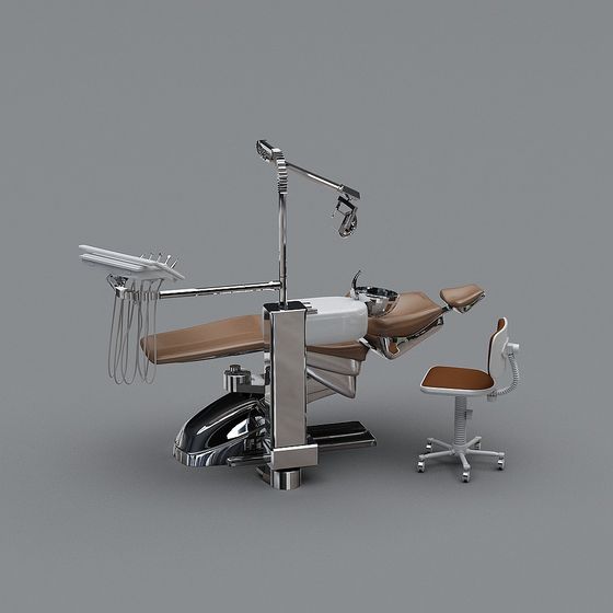 Sleek Modern Dental Chair 3D model
