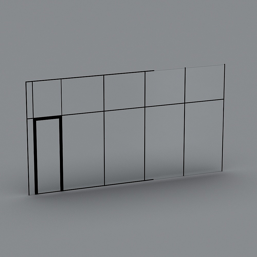 Glass partition 2