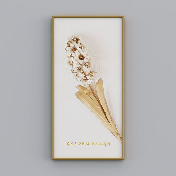 Golden Bough: A Golden Elegance in 3D model