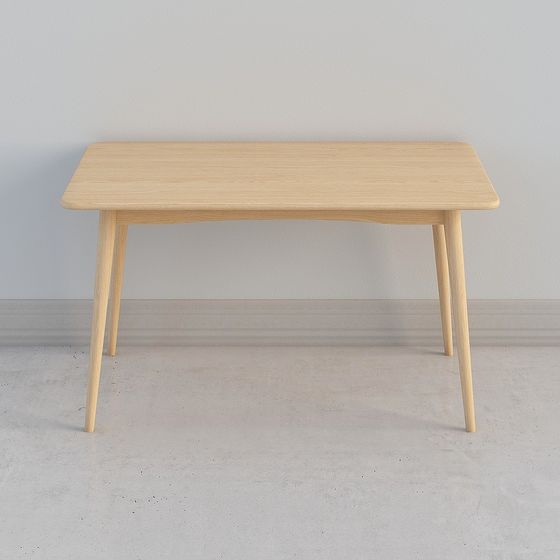 Nordic Style Dining Table 3D model