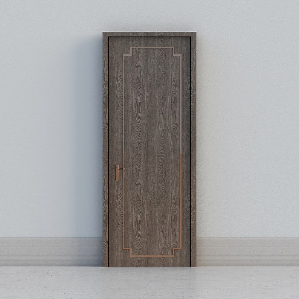 modern wooden brown door