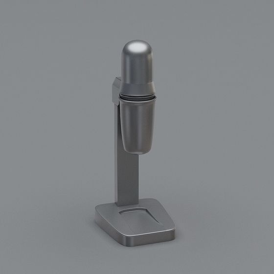 Classic Retro Microphone 3D model for Creative Projects