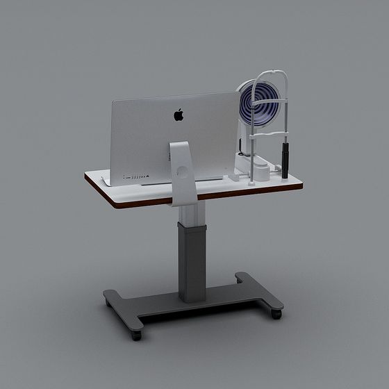 Stylish Mobile Office Desk 3D model