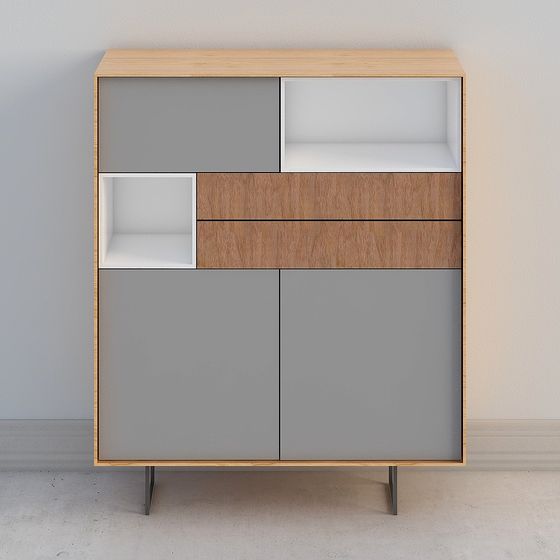 サイドキャビネットが短い