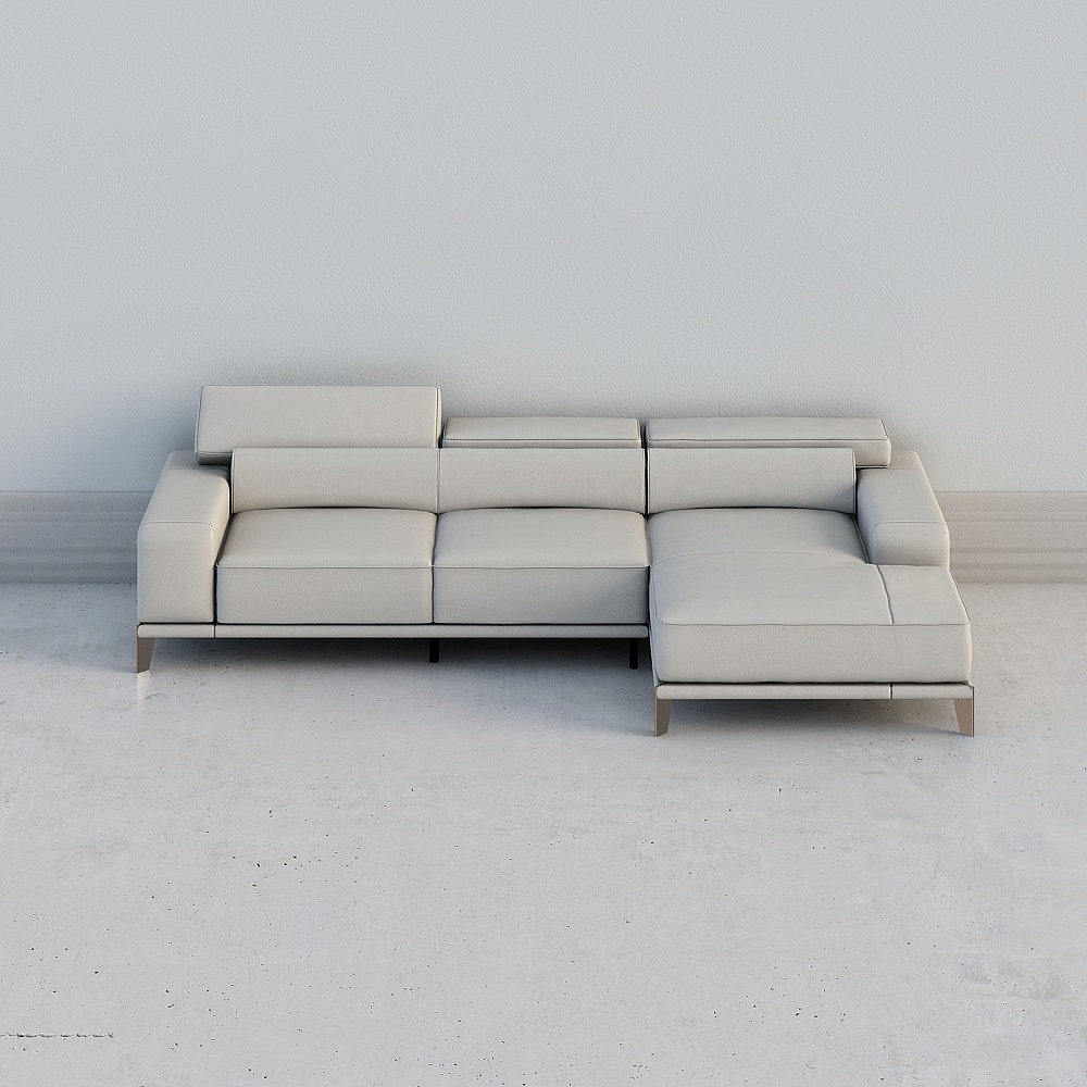 Canapé (angle, droit) "Salon_B803_