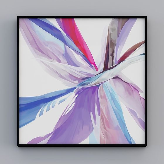 Color Vortex 3D model - Vibrant Low Poly Design