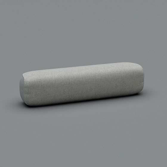 Minimalist Cylinder Pillow 3D Model