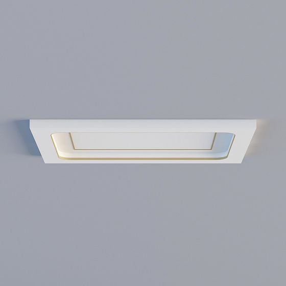 Modern Minimalist Ceiling Embedded Light Fixture 3D model