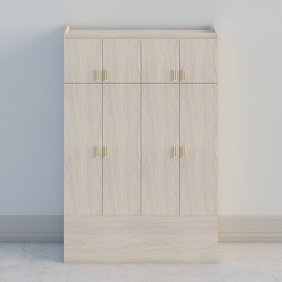 Modern Minimalist Wardrobe 3D model