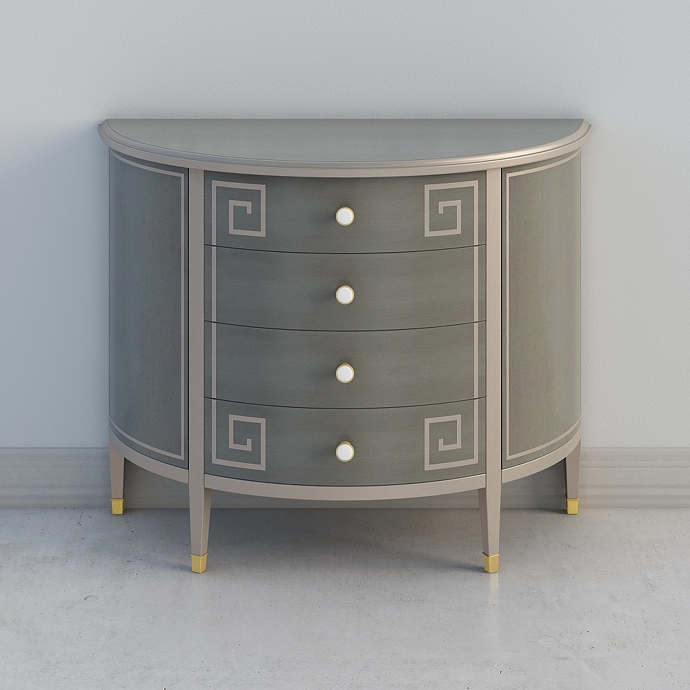 8586 semicircle closing cabinet