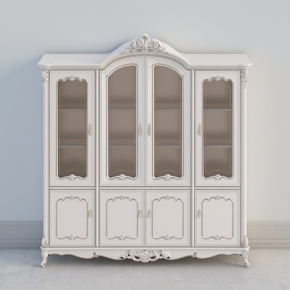 French Royal Court-582-Four Bookcases
