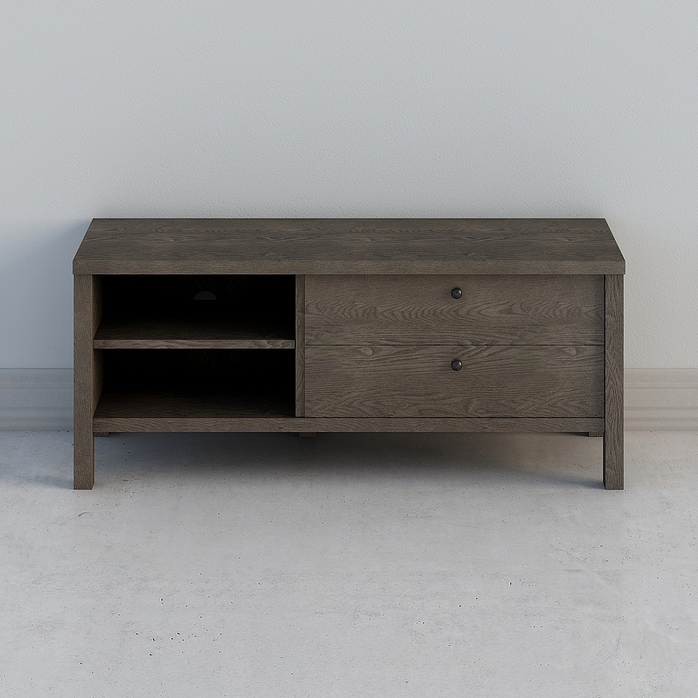 Solid wood dark grain Cabinet 2