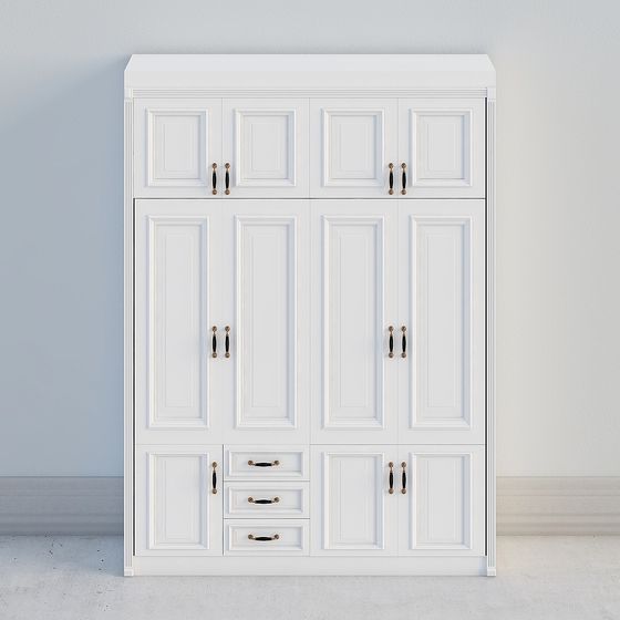 ผนังตะวันตกของตู้เสื้อผ้าในตู้เสื้อผ้า