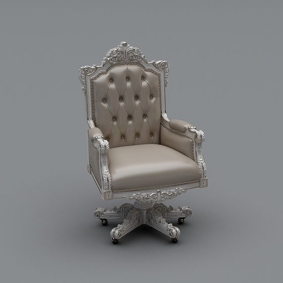Royal Throne Chair 3D Model