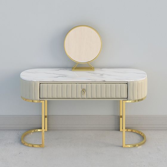 Elegant Dressing Table 3D model