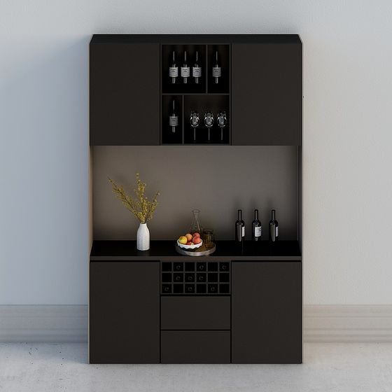 Urban Wine Cabinet 3D Model
