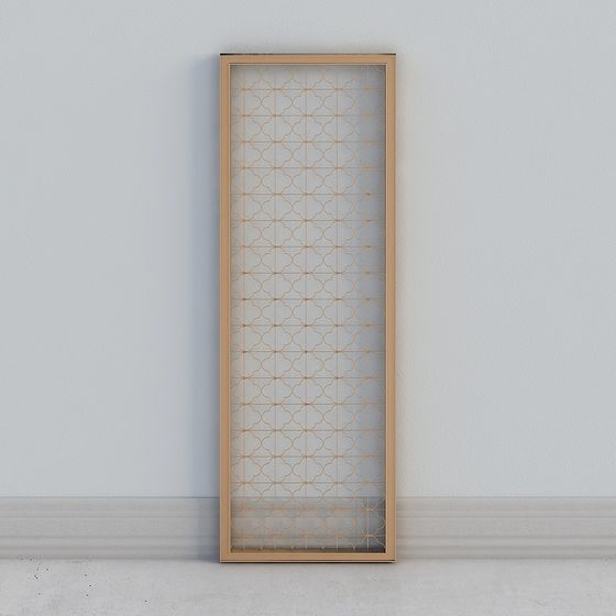 Geometric Panel Screen 3D model