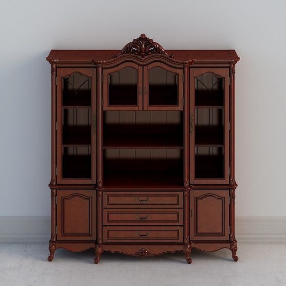 Victorian Bookcase 3D model