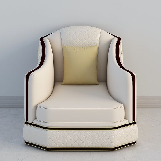 Luxurious Sofa 3D model for Modern Interiors