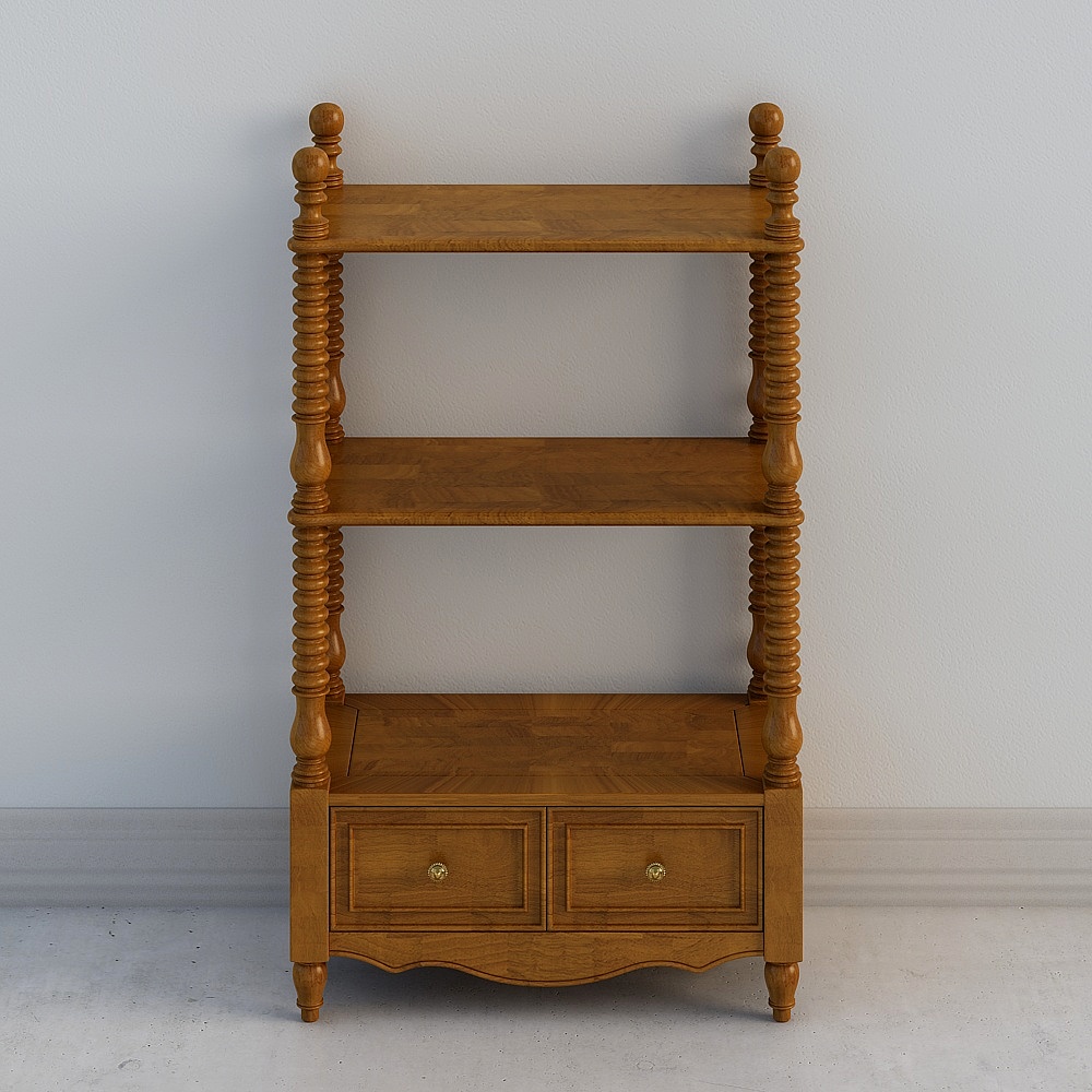 Libreria espositiva in stile americano Yunguang 8801 800 x 450 x 1355mm