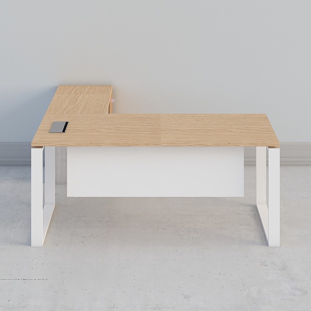 Mace Executive Table - Main Desk , Deputy Desk , Topless Cabinet