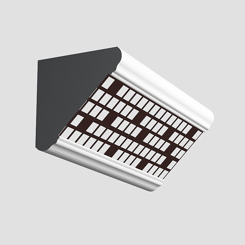 Earth Color Nuodi Zhizao Plane Luminous Edge 3D Model