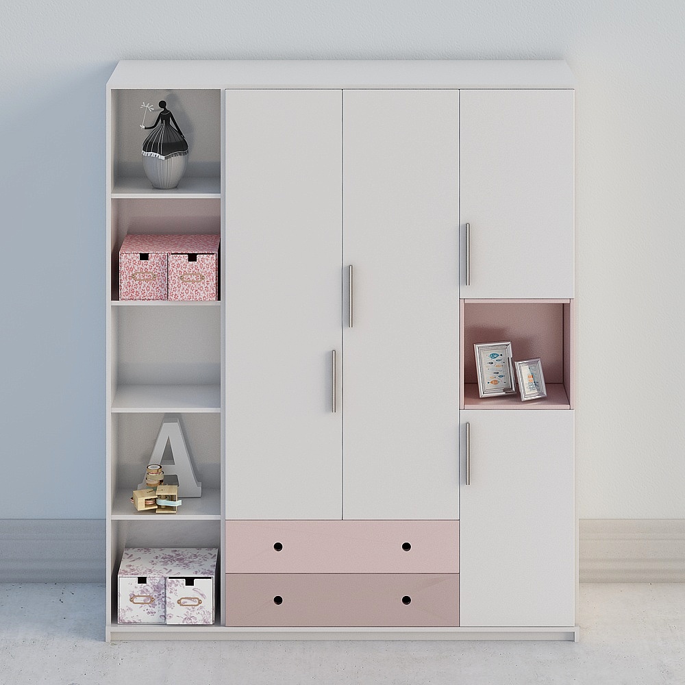 Urban Elegance Wardrobe 3D model