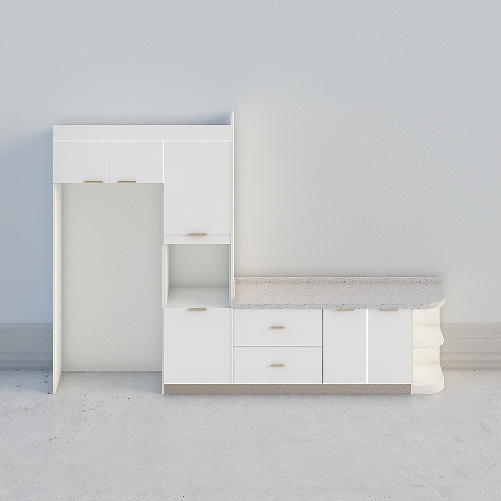 kitchen cabinets under window