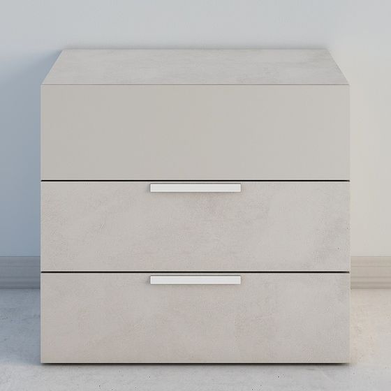 Concrete Bedside Table 3D model