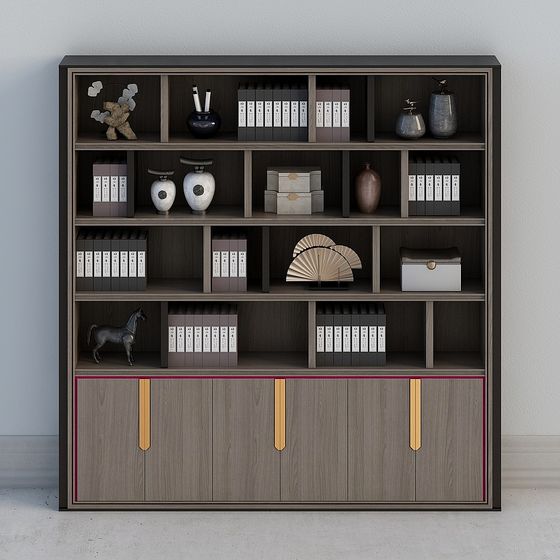 Urban Elegance Bookshelf 3D model