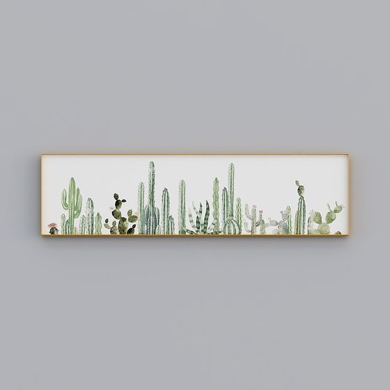 Cactus Garden 3D Model