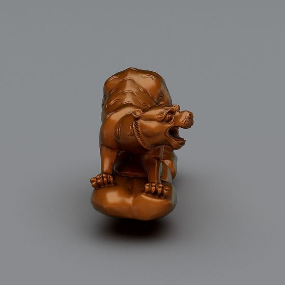 Impressive Low-Poly Lion 3D Model for Various Uses