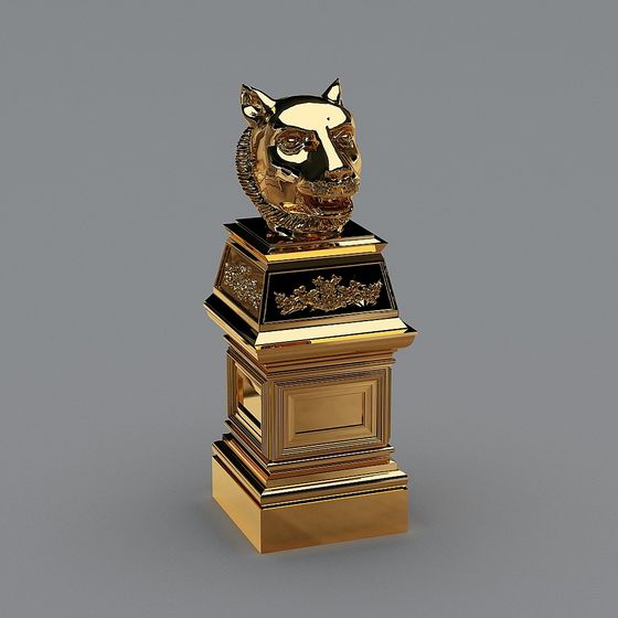 Golden Guardian 3D model