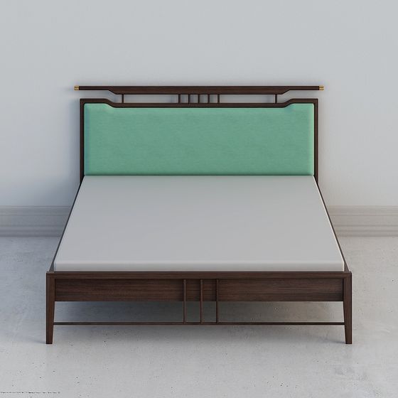 Urban Elegance 3D model Bed for Modern Interiors