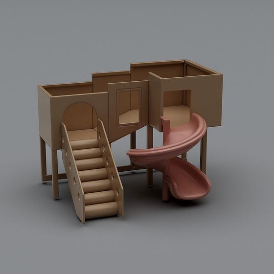 Children's Playground 3D model for Creative Projects