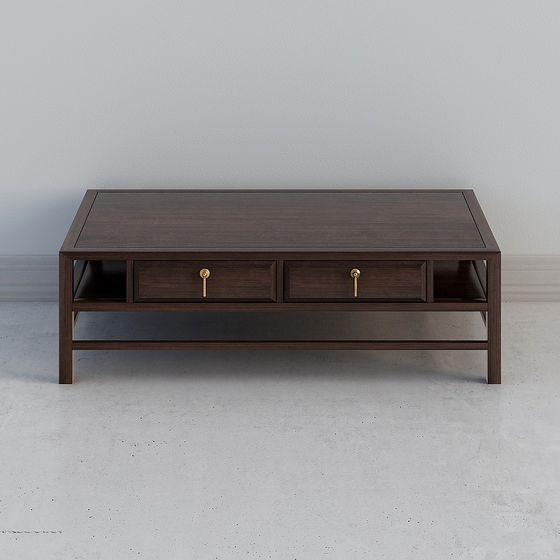 Urban Wooden Coffee Table 3D model