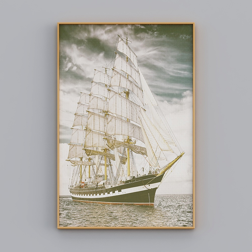 Gemmage - Simple Modern - AA-1371 - Landscape Decoration Painting