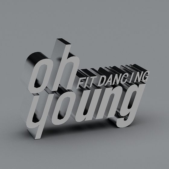 Dynamic Dance Letters 3D Model
