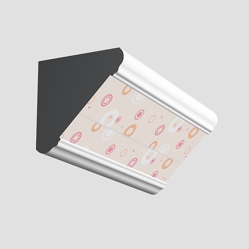 Earth-Colored Luminous Top Angle Line 3D Model for Modern Design