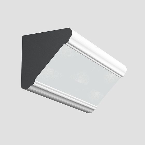 Nuodi Zhizao Plane Luminous Top Angle Line 3D Model in Earth Color