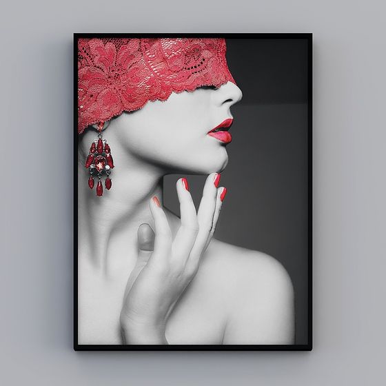 Lace Phantom 3D model for Modern Art Projects