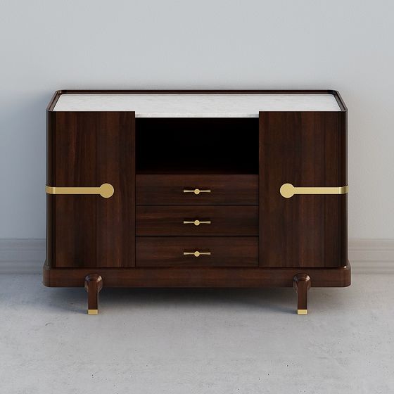 Art Deco Sideboard 3D model